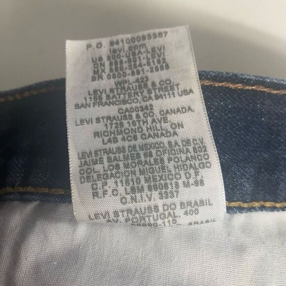 LEVI’S 527 Men’s Blue Boot Cut 36X30 Measures 34X24 HAS BEEN ALTERED SEE DESCRIP - Picture 4 of 9